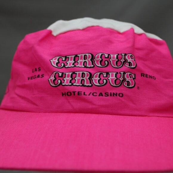 Vintage Circus Circus Hat - Painter Style with Many Graphics - Adult Snap Back - Picture 2 of 9